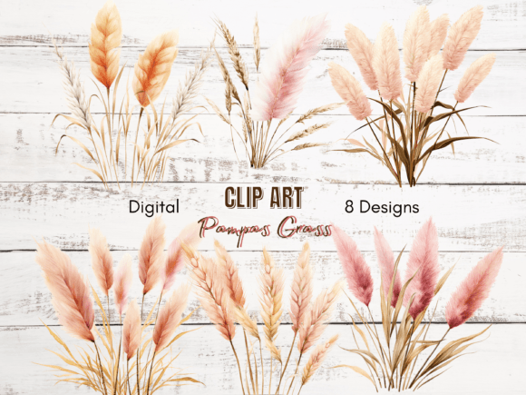 Boho Pampas Grass Wedding Clipart: A Designer's Guide to Natural Elegance