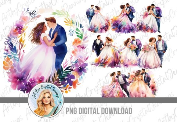 Creating Inclusive Designs with Plus Size Wedding Couple PNGs