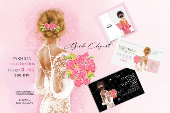 Designing Timeless Wedding Branding with Elegant Clipart