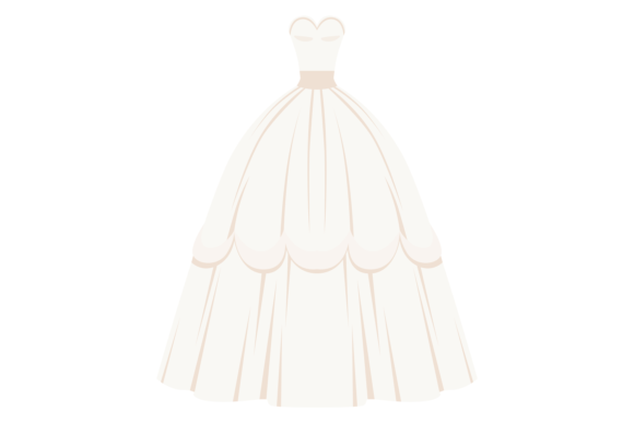 Strapless Wedding Dress Design: Cartoon Elegance Unveiled