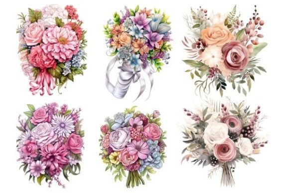 Watercolor Wedding Flowers Bouquet: A Designer's Delicate Touch
