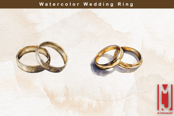 Watercolor Wedding Ring: A Blend of Artistry and Emotion