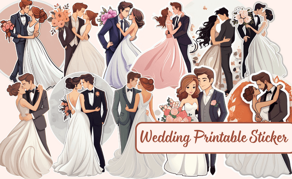 Wedding Printable Stickers: Adding a Personal Touch to Your Special Day